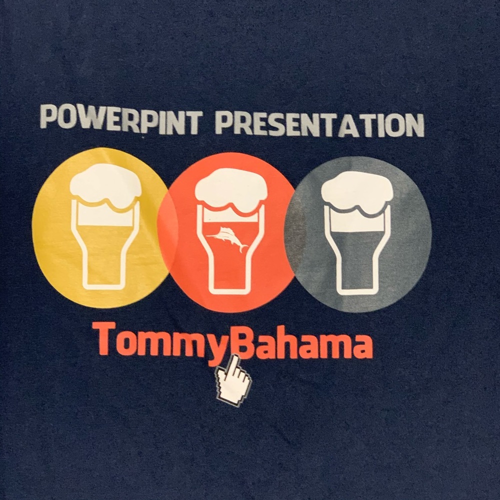 Tommy Bahama PowerPint Presentation XL TShirt